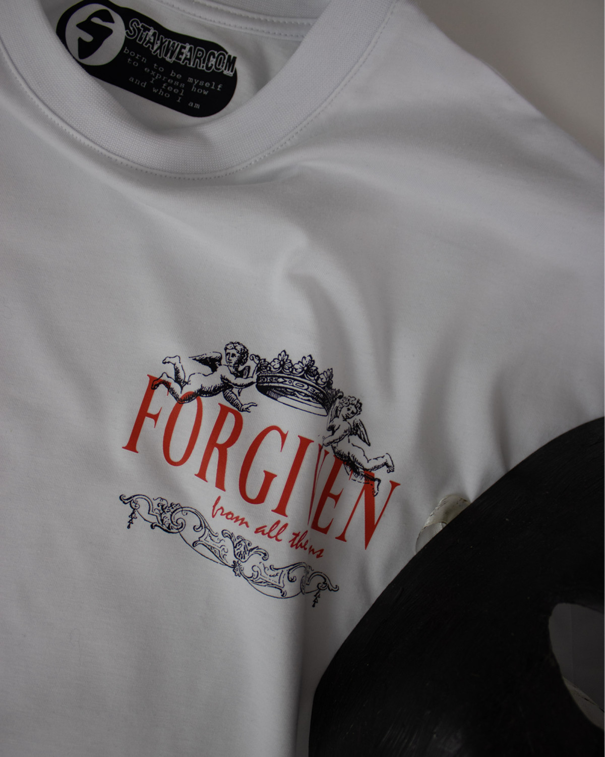 "Forgiven"-Oversized Тениска-Forgiven-Oversized Тениска