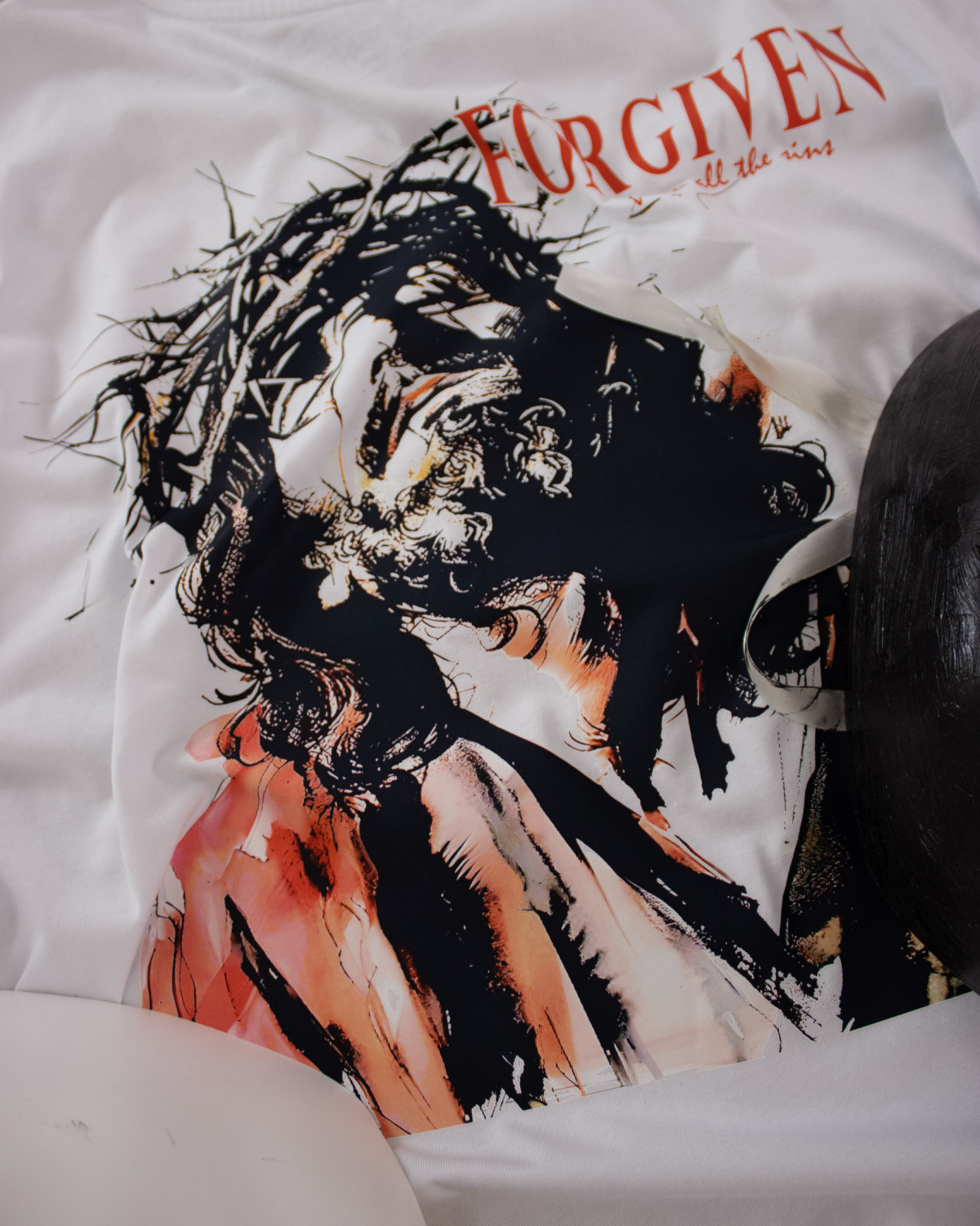 "Forgiven"-Oversized Тениска-Forgiven-Oversized Тениска